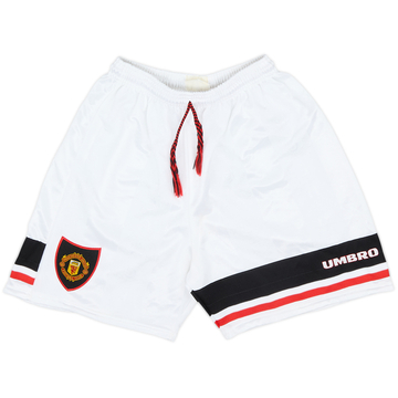 1997-99 Manchester United Shorts de visitante - 8/10 - (S)