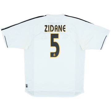 2003-04 Real Madrid Home Shirt Zidane #5 - 6/10 - (L)