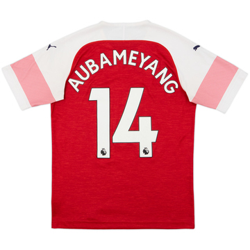 2018-19 Arsenal Home Shirt Aubameyang #14 - 4/10 - (S)