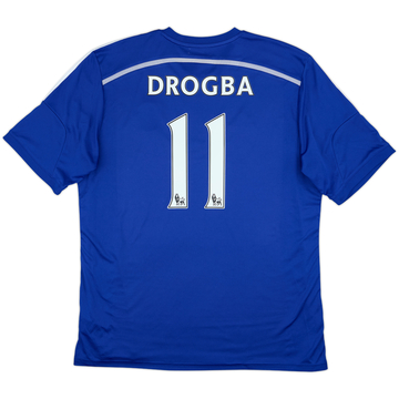 2014-15 Chelsea Home Shirt Drogba #11 - 7/10 - (XXL)
