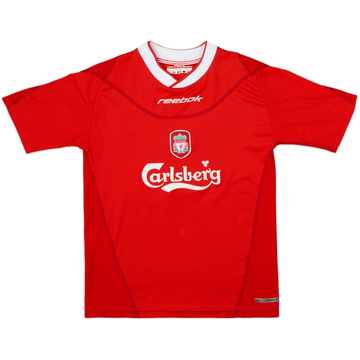 2002-04 Liverpool Home Shirt - 9/10 - (L.Boys)