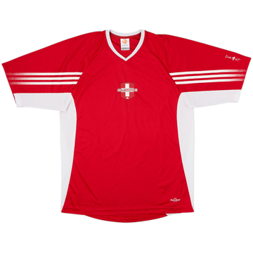 2004 Switzerland adidas 'Euro 2004' Training Shirt - 8/10 - (M)