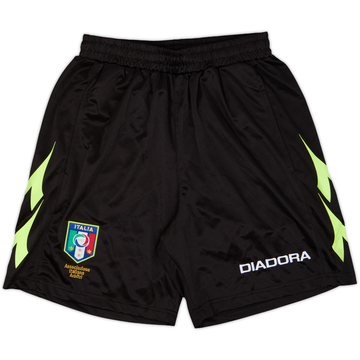 2013-14 Italy Diadora Referee Shorts - 10/10 - (S)
