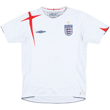 2005-07 England Home Shirt - 5/10 - (S)