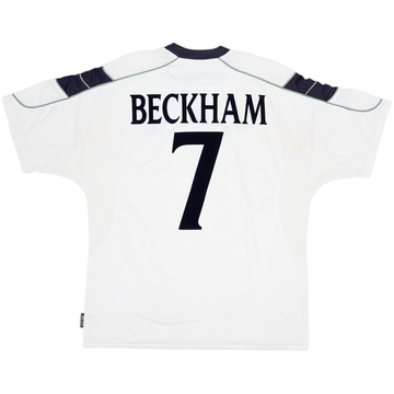 2000-01 Manchester United Away Shirt Beckham #7 - 7/10 - (XL)