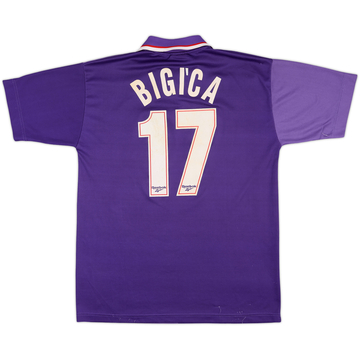 1995-96 Fiorentina Match Issue Home Shirt Bigi'ca #17