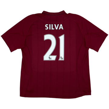 2012-13 Manchester City Away Shirt Silva #21 - 8/10 - (XXL)