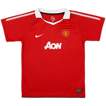 2010-11 Manchester United Home Shirt - 9/10 - (S.Boys)