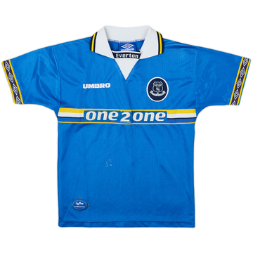 1997-99 Everton Home Shirt - 7/10 - (S.Boys)