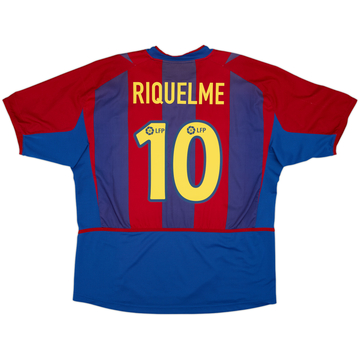 2002-03 Barcelona Home Shirt Riquelme #10 - 5/10 - (XL)