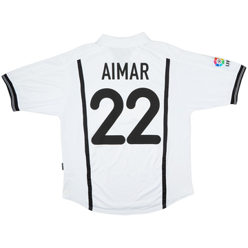2000-01 Valencia Home Shirt Aimar #22 - 6/10 - (L)