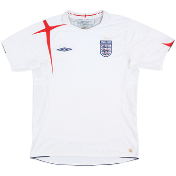 2005-07 England Home Shirt - 5/10 - (M)