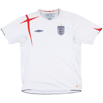 2005-07 England Home Shirt - 5/10 - (L)