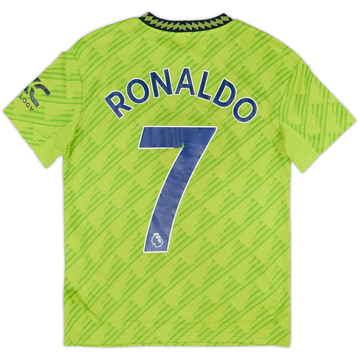 2022-23 Manchester United Third Shirt Ronaldo #7 - 5/10 - (M.Boys)