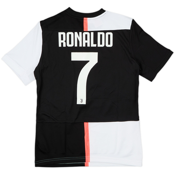 2019-20 Juventus Home Shirt Ronaldo #7 - 9/10 - (M.Boys)