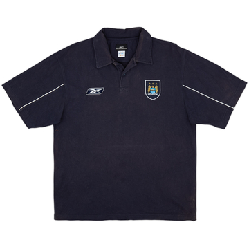 2003-04 Manchester City Reebok Polo Shirt - 5/10 - (L)
