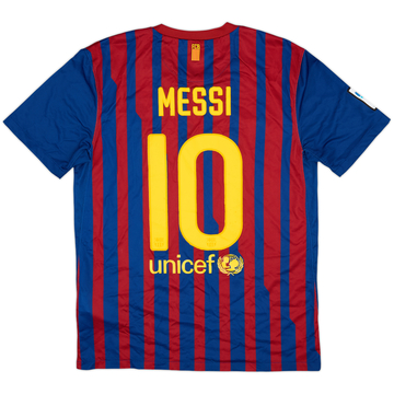 2011-12 Barcelona Home Shirt Messi #10 - 6/10 - (M)
