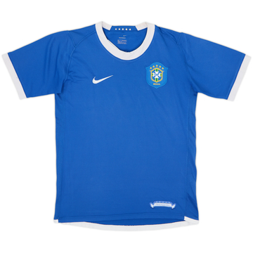 2006-07 Brazil Away Shirt - 9/10 - (L.Boys)