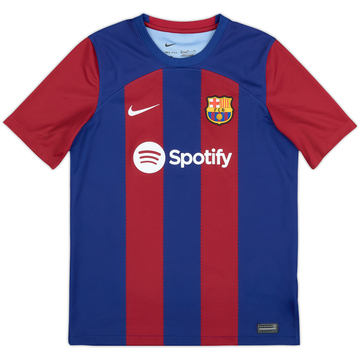 2023-24 Barcelona Home Shirt - 8/10 - (XL.Boys)