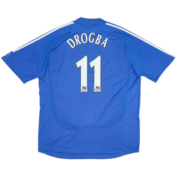 Camiseta de local del Chelsea 2006-08 Drogba #11 - 8/10 - (XL)