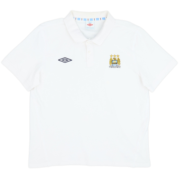 2010-11 Manchester City Umbro Polo Shirt - 7/10 - (XL)