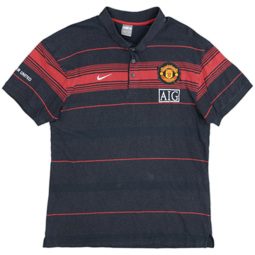 2009-10 Manchester United Nike Polo Shirt - 7/10 - (XL)