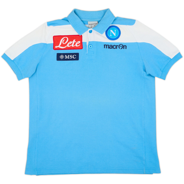 2013-14 Napoli Macron Polo Shirt - 9/10 - (S)