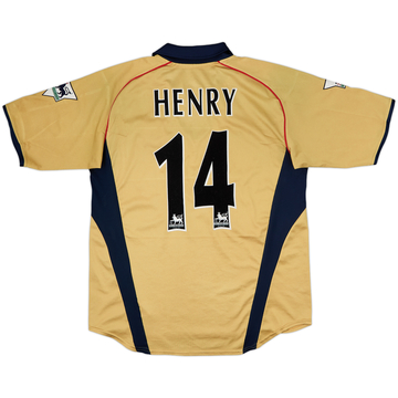 2001-02 Arsenal Away Shirt Henry #14 - 8/10 - (L)