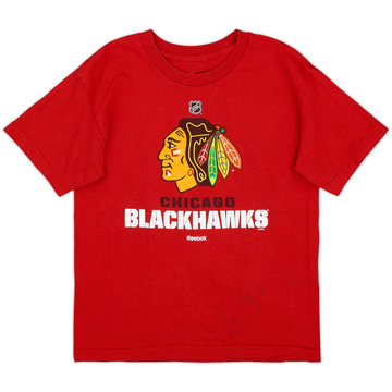 2011-12 Chicago Blackhawks Reebok Tee - 8/10 - (L.Boys)