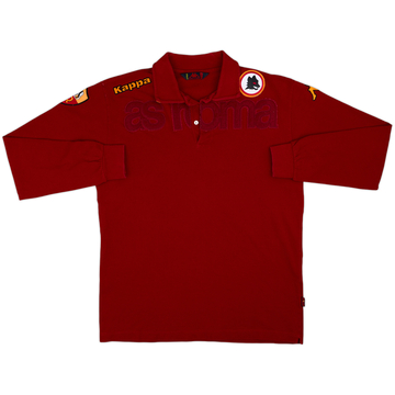 2009-10 Roma Kappa Polo L/S Shirt - 6/10 - (XL)