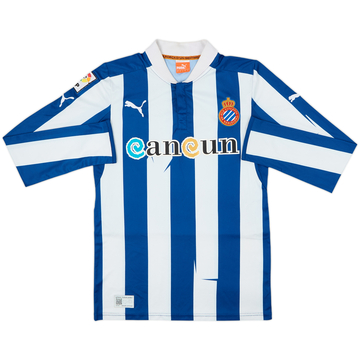 2012-13 Espanyol Home L/S Shirt - 8/10 - (S)