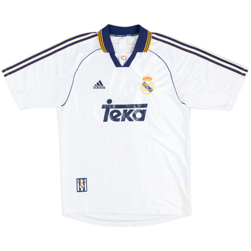 1998-00 Real Madrid Camiseta Local - 4/10 - (M)