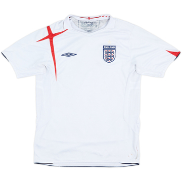 2005-07 England Home Shirt - 4/10 - (M)