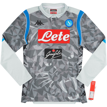 2018-19 Napoli Authentic Third L/S Shirt - NEW