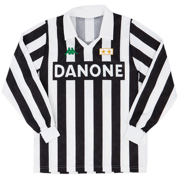 1992-94 Juventus Home L/S Shirt - 8/10 - (S)