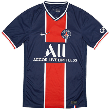 2020-21 Paris Saint-Germain Home Shirt - 7/10 - (XS)