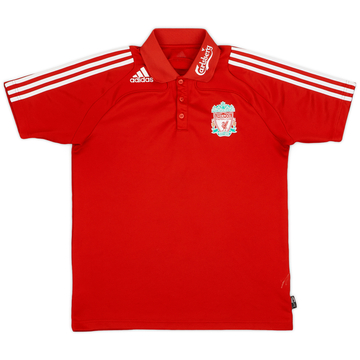 2008-09 Liverpool adidas Polo Shirt - 9/10 - (M)