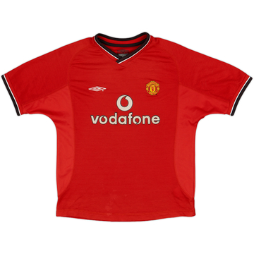 2000-02 Manchester United Home Shirt - 4/10 - (M.Boys)