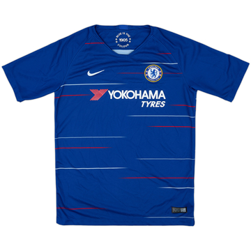 2018-19 Chelsea Home Shirt - 9/10 - (XL.Boys)
