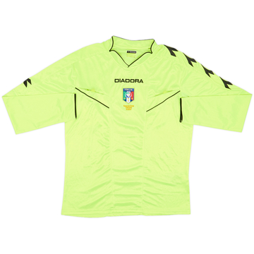 2010s Italy Diadora Referee L/S Shirt (M)