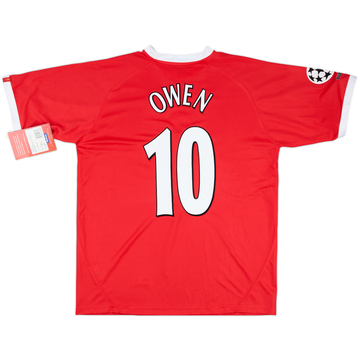 2001-03 Liverpool CL Shirt Owen #10 (M)