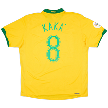 2006-08 Brazil Home Shirt Kaka #8 (XL)