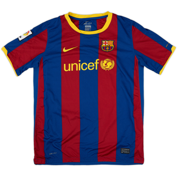 2010-11 Barcelona Home Shirt - 8/10 - (XL.Boys)