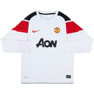 2010-12 Manchester United Away L/S Shirt - 8/10 - (M.Boys)