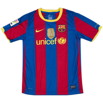 2010-11 Barcelona Home Shirt - 9/10 - (L.Boys)