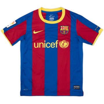 2010-11 Barcelona Home Shirt - 7/10 - (S.Boys)