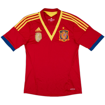 2013 Spain Confederation Cup Home Shirt - 8/10 - (S)