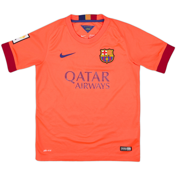 2014-15 Barcelona Away Shirt - 10/10 - (M.Boys)