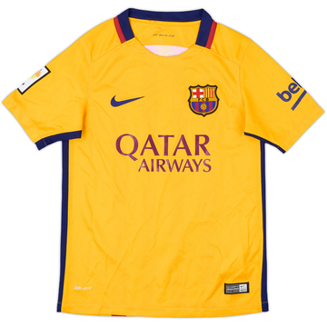 2015-16 Barcelona Away Shirt - 8/10 - (S.Boys)