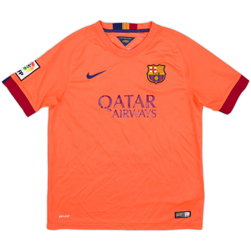 2014-15 Barcelona Away Shirt - 8/10 - (XL.Boys)